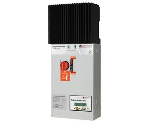 MORNINGSTAR, TS-MPPT-60-600V-48-DB-TR-GFPD, MPPT CONTROL, TRISTAR HV CHARGE CONTROL 60A 48V W/DC ARRAY TRANSFER SWITCH AND GFPD