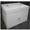 RADIANT, BATTERY BOX PLASTIC FOR 8 T105 - WITH DRAIN, INDOOR ENCLOSURE