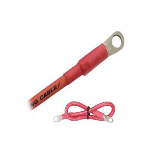 BATTERY CABLE, COBRA X-FLEX, 4/0AWG, 2FT, RED-RR