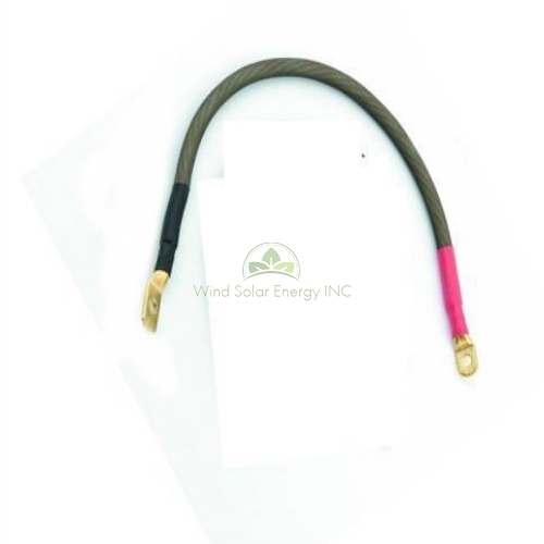 BATTERY CABLE, COBRA X-FLEX, 4/0AWG, 9IN, BLK-BR