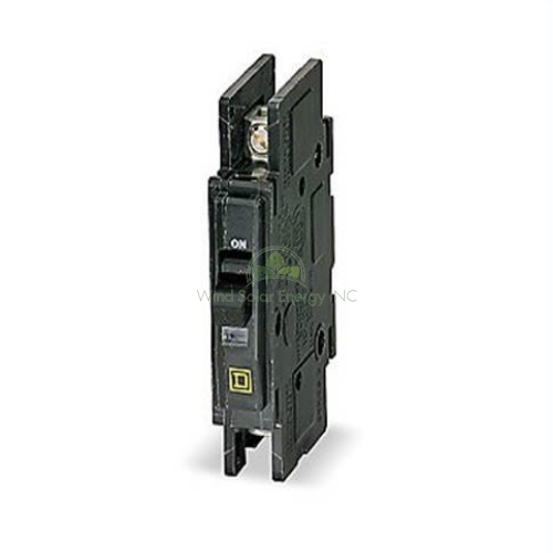 CIRCUIT BREAKER, QOU, 50A, 120VAC/48VDC MAX, 1-POLE, SQUARE D, SURFACE OR DIN MNT, .75IN, QOU150