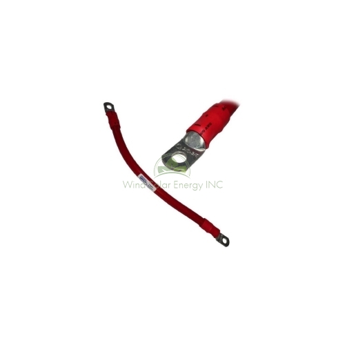 BATTERY CABLE, COBRA X-FLEX, 4/0AWG, 20IN RED-R