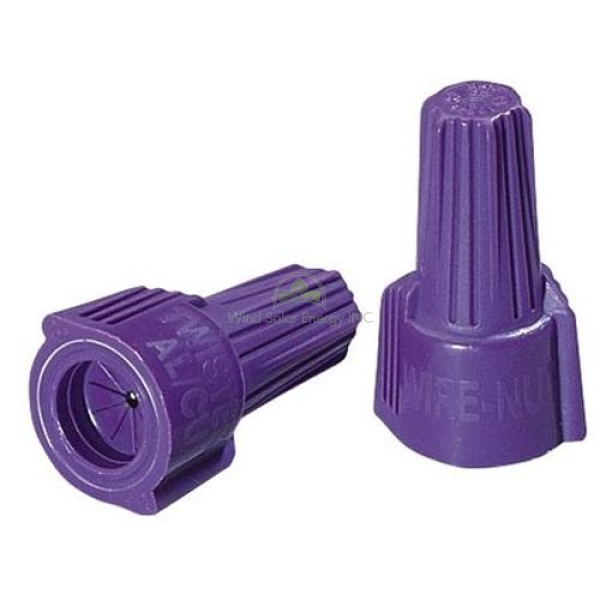 IDEAL, 30-263, 8AWG WIRE NUT W/SI, BLUE/PURPLE (6AWG3 CONN), 100 PK