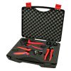 RENNSTEIG TOOL, 624 105-H4M4TE, SOLARKIT FOR TYCO/MC4/H4, W/CASE, CUTTER AND STRIPPER