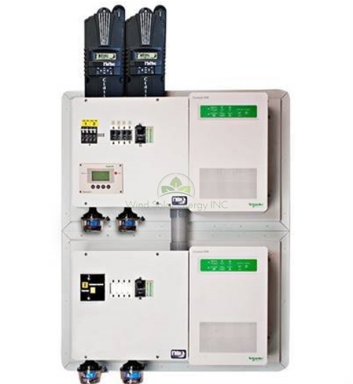 MIDNITE, MNSW2524D-2CL150, 4KW, 24VDC, 120/240VAC, DUAL SW2524-120 POWER PANEL WITH TWO CL150 CHARGE CONTROLS