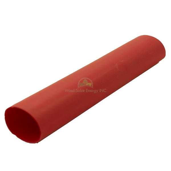 HEAT SHRINK, TUBING 1IN X 6IN RED