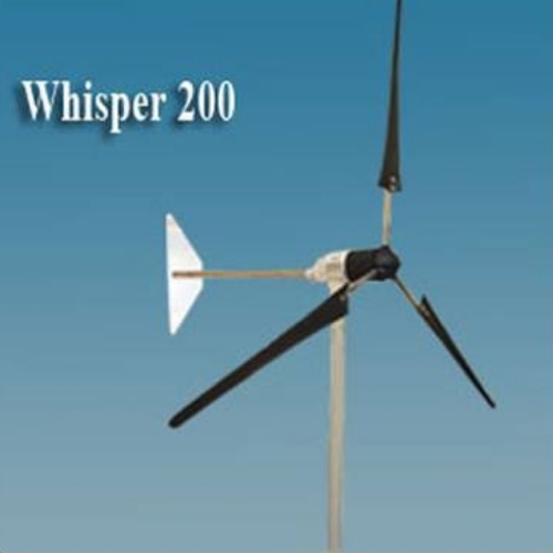 WHISPER 200-96V/120V/240V/1000WP/700W AVARAGE IEC61400 CERTIFIED WITHOUT CHARGE CONTROLLER