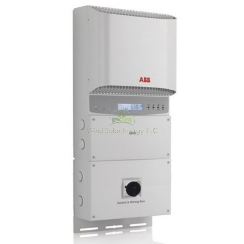 ABB, PVI-3.6-OUTD-S-US-A, NON-ISOLATED STRING INVERTER, 3600W, 208/240/277 VAC, DUAL MPPT WITH AFCI