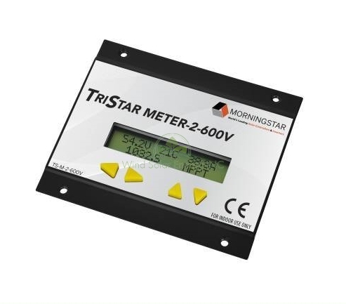 MORNINGSTAR, TS-M-2-600V, CHARGE CONTROLLER INTERFACE, CHARGE CONTROL DIGITAL METER