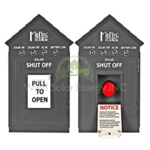 MIDNITE, MNBIRDHOUSE1-RED, BIRDHOUSE REMOTE COMBINER DISCONNECT CONTROL SWITCH, GRAY