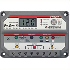 MORNINGSTAR, PS-30M, PWM CONTROL, PROSTAR 30A, 12/24VDC CHARGE CONTROLLER